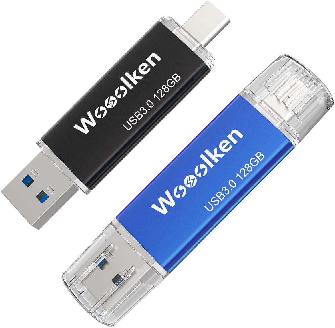 VBSUDGYDFG 32GB USB C 3.0 Dual-Port Flash Drive