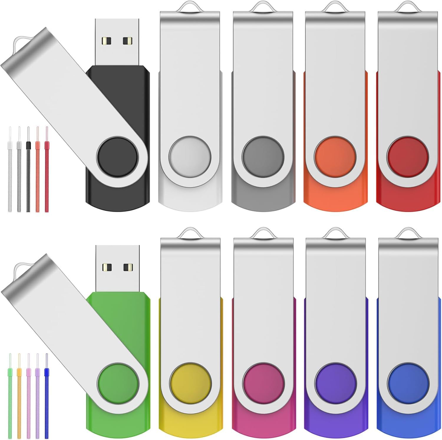 VBSUDGYDFG 1GB USB Flash Drive Lot of 10