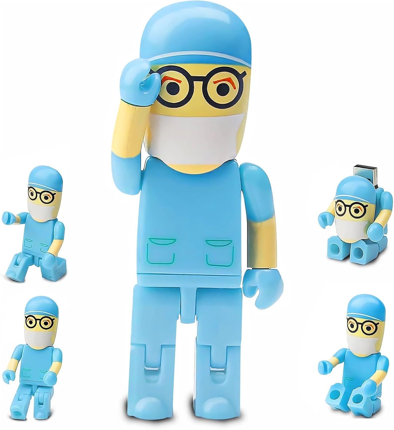 VBSUDGYDFG 32GB USB Flash Drive Cute Doctor Design