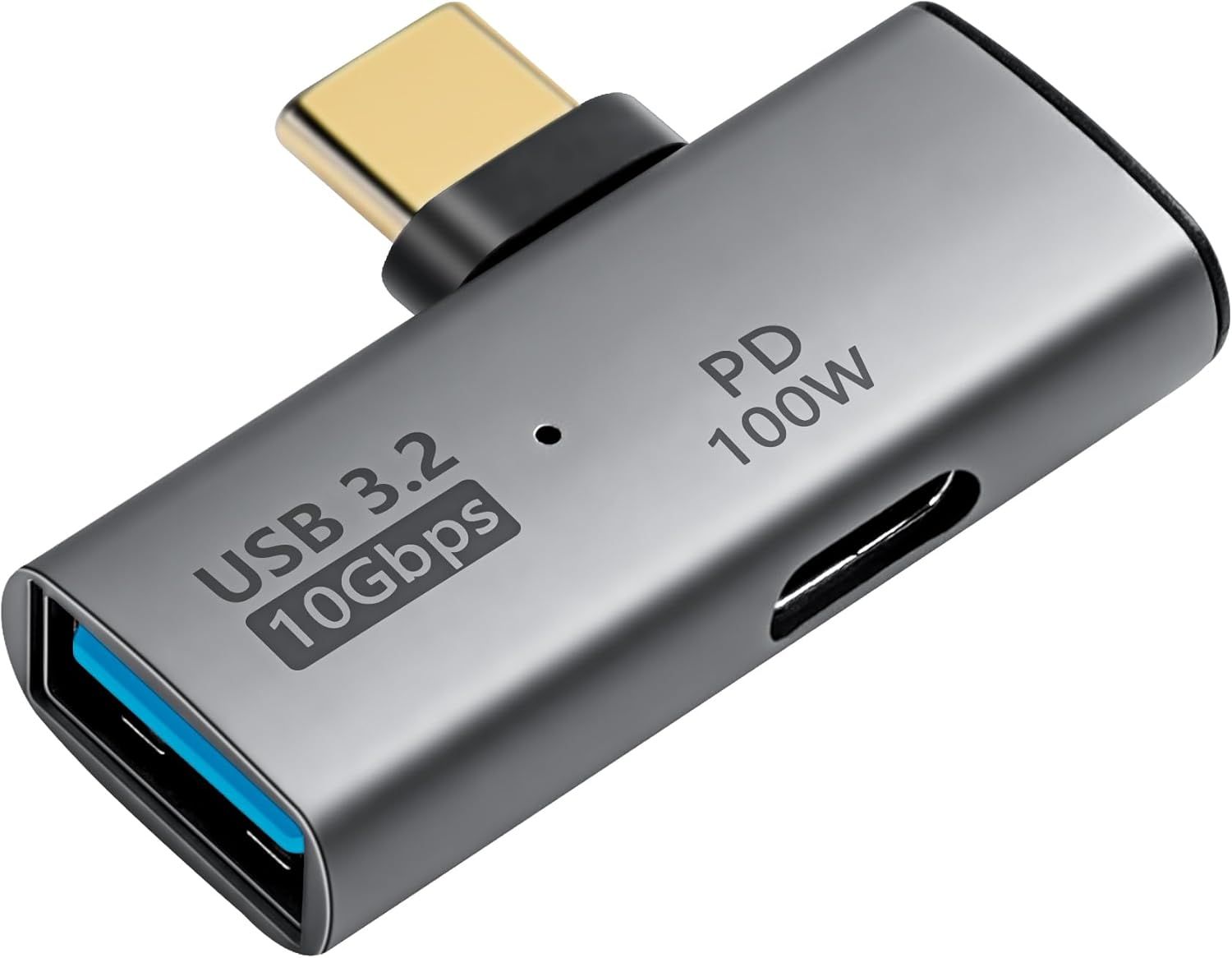 USB C to USB 3.2 10Gbps Adapter & Power Delivery 100W Charger