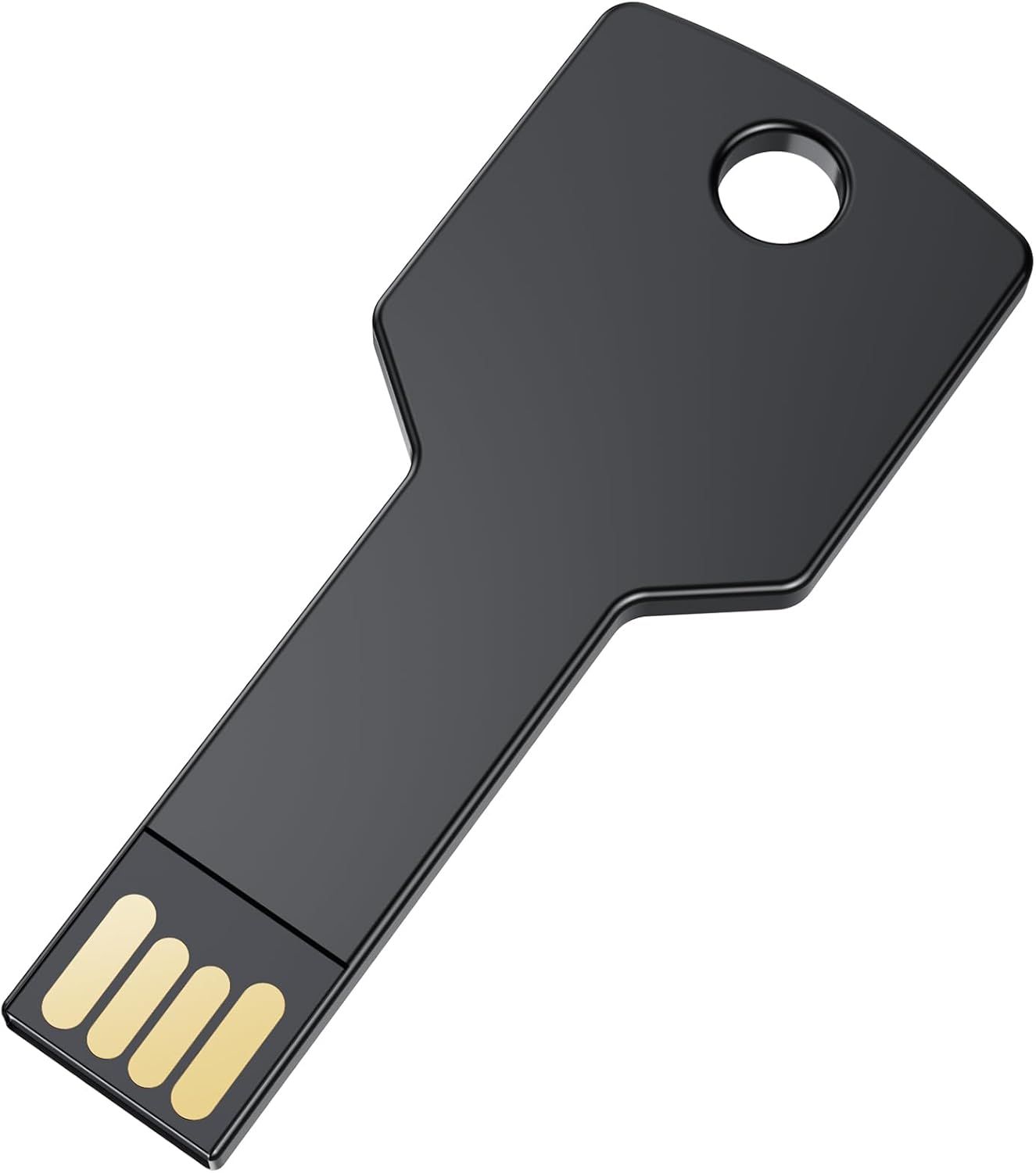 16GB USB Flash Drive - Black Key Shape