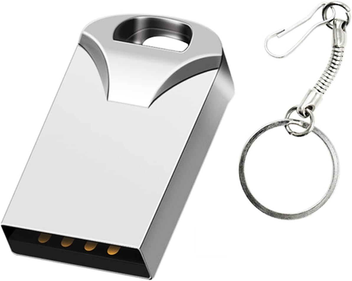 Super Mini USB Flash Drive with Waterproof, Dust-Proof and Shock Resistance (Silver, 64GB)