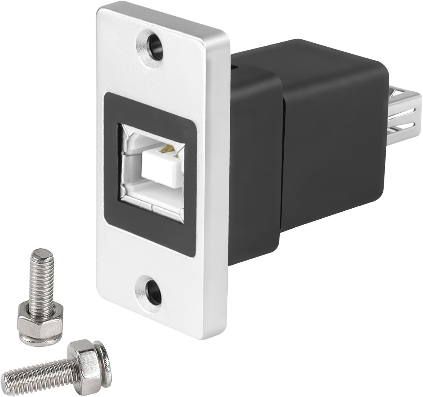 VBSUDGYDFG USB B to USB 2.0 Adapter, Rectangular Male to Female