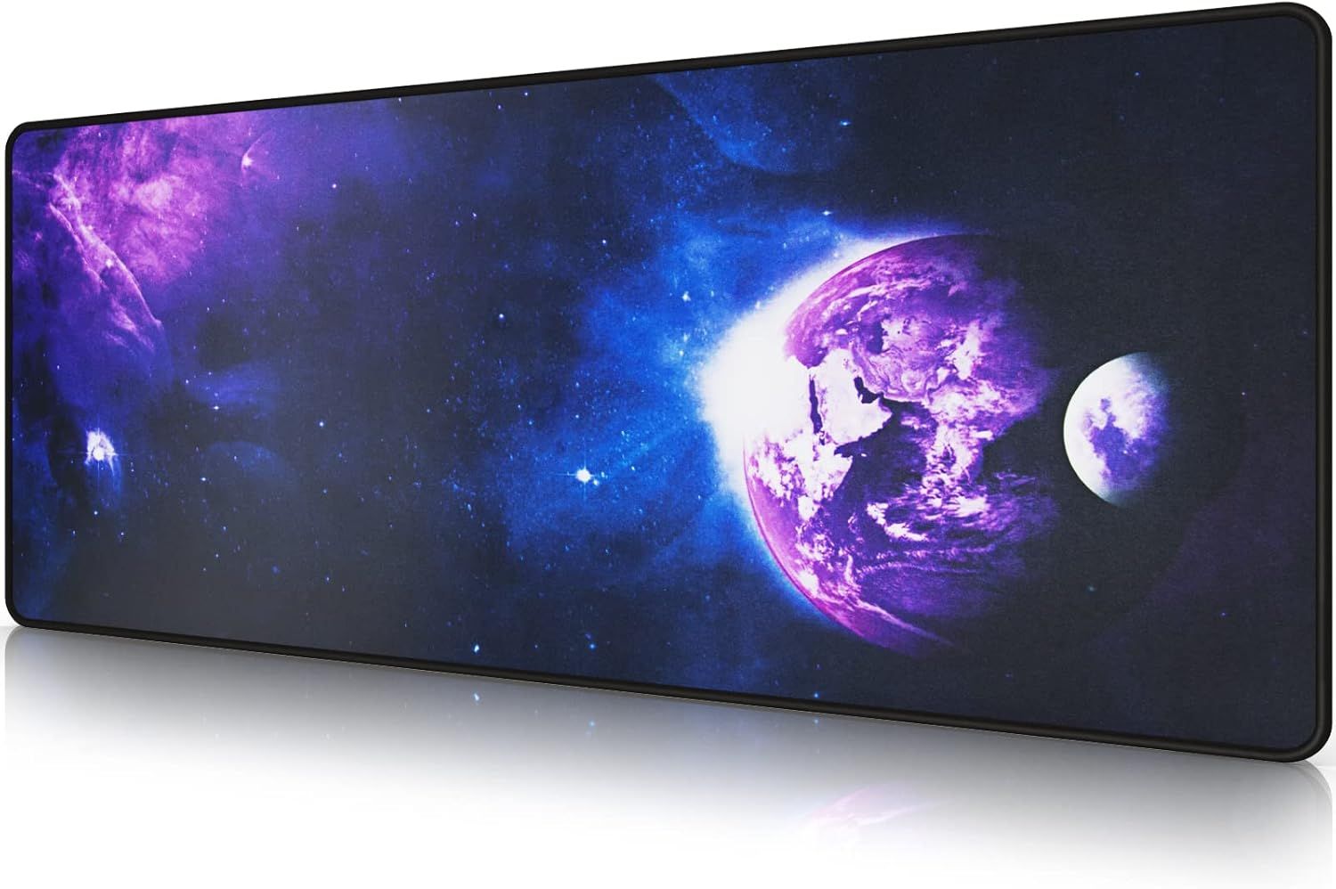 VUDSHGSYD Large Gaming Mouse Pad - 800x300x3mm with Seamed Edges, Natural Rubber Base, Washable Keyboard Pad, Gaming Desk Mat for PC
