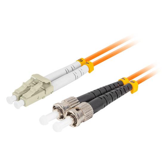 Cable Lanberg InfiniBand y de fibra óptica de 1 m ST LC Naranja