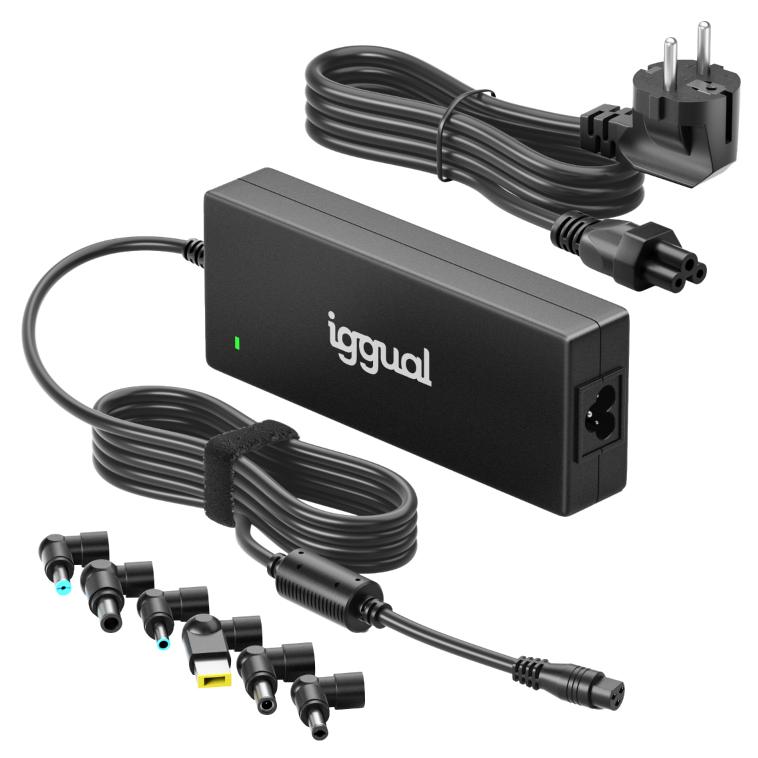 Adaptador de potencia y inversor Iggual CUA-6T-240W (Negro)