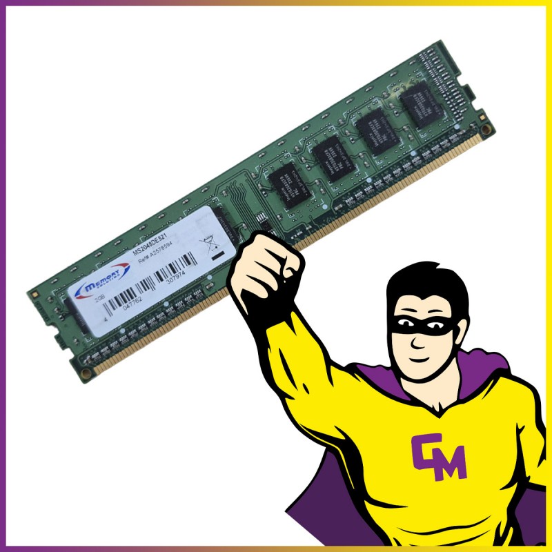 Memory Solution 2GB DDR3 RAM (MS2048DE521, A2578594, PC3-10600, 1333MHz)