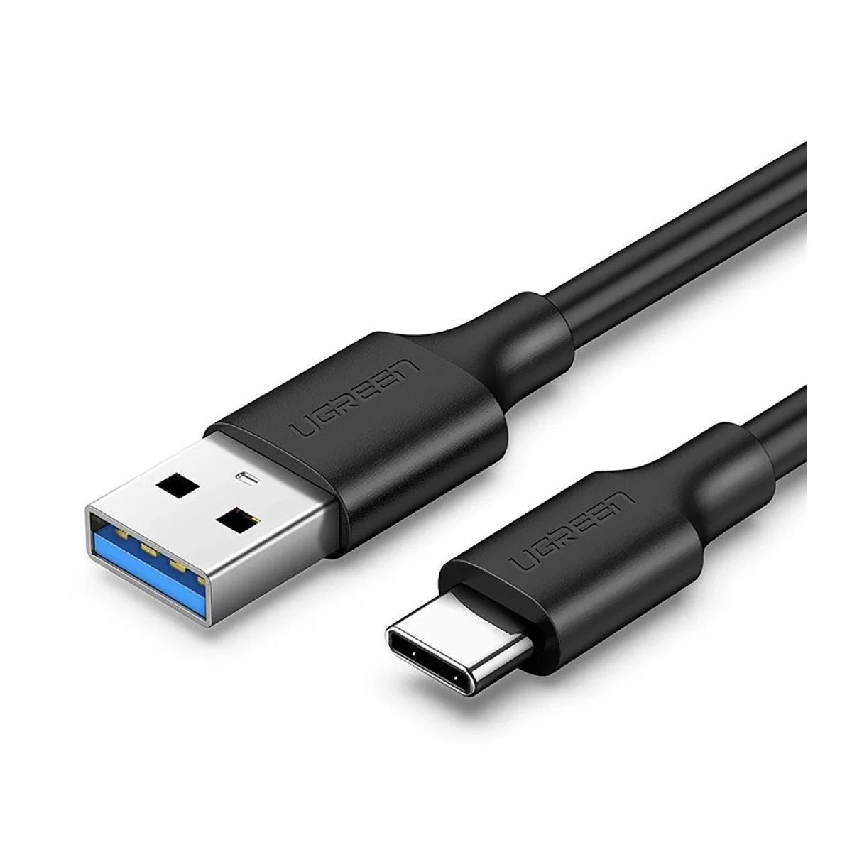 Câble Ugreen US184 USB-A / USB-C 0,5 m Noir