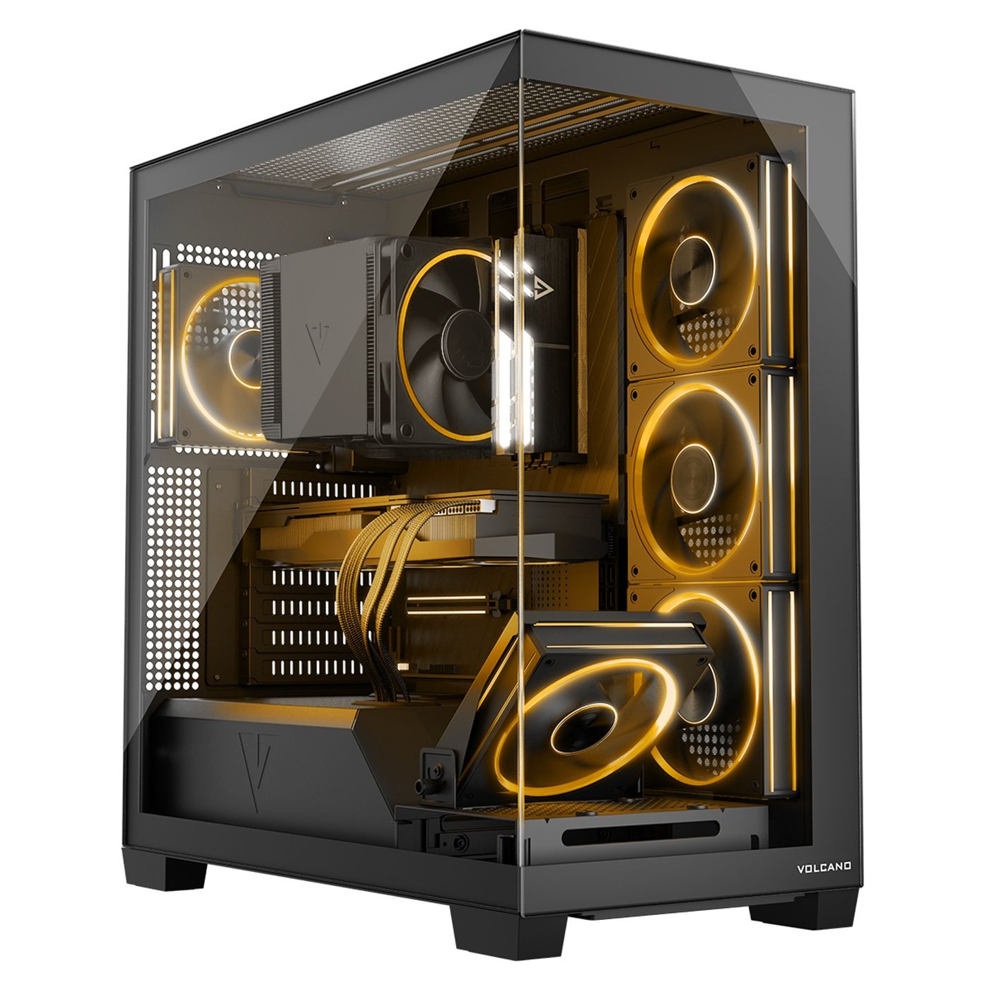 PC de juegos VIST Stellar - Ryzen 7 5700X, 32GB de RAM, RX 9060 XT, SSD de 1TB, Wi-Fi, Windows 11 Pro