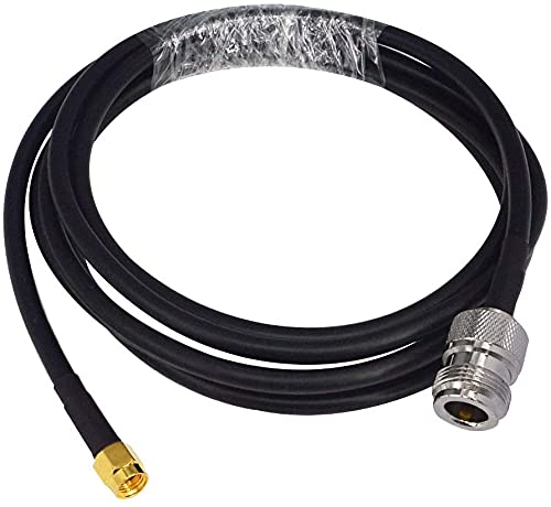 VBDSFGSDYFG RG58 Coaxial Cable 2M SMA Male to N Female - Low Loss, 50 Ohm Extension for Radio Antennas 3G 4G 5G/LTE/ADS-B/WiFi/RF