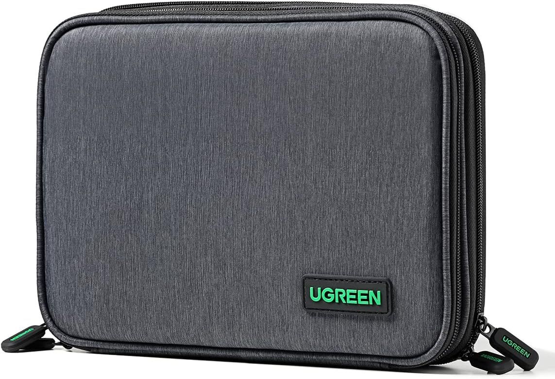 Travel Cable Organizer Bag - Electronic Accessory Pouch with Shock Protection