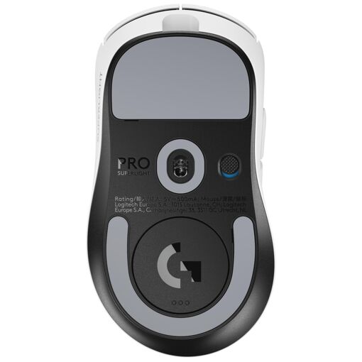 Ratón de juego Logitech G PRO X SUPERLIGHT 2 DEX, ergonómico, para diestros, inalámbrico