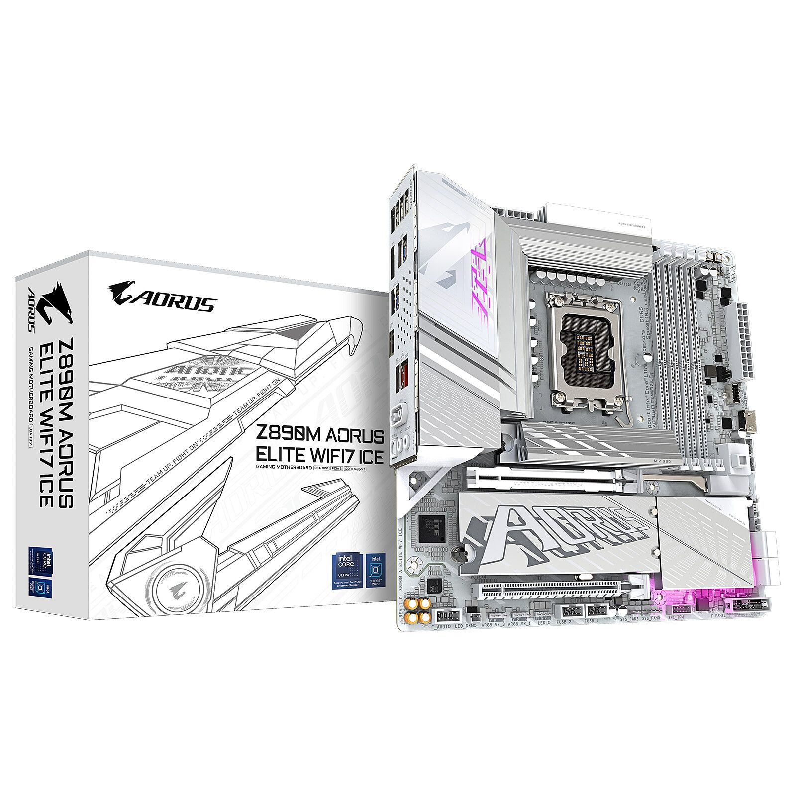 Gigabyte Z890M AORUS ELITE WIFI7 ICE Motherboard