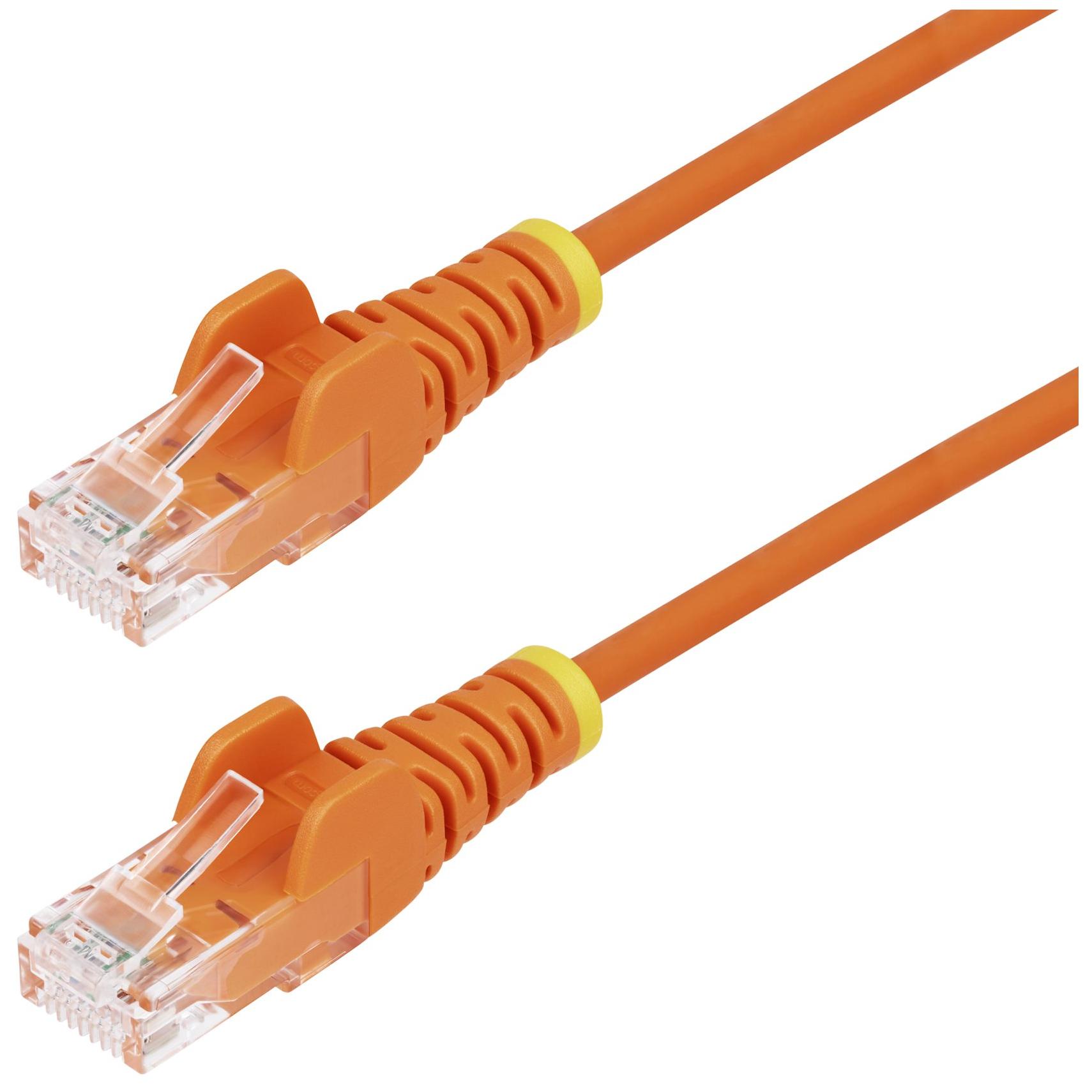 StarTech Cat6 UTP Cable, 0.25m, Orange