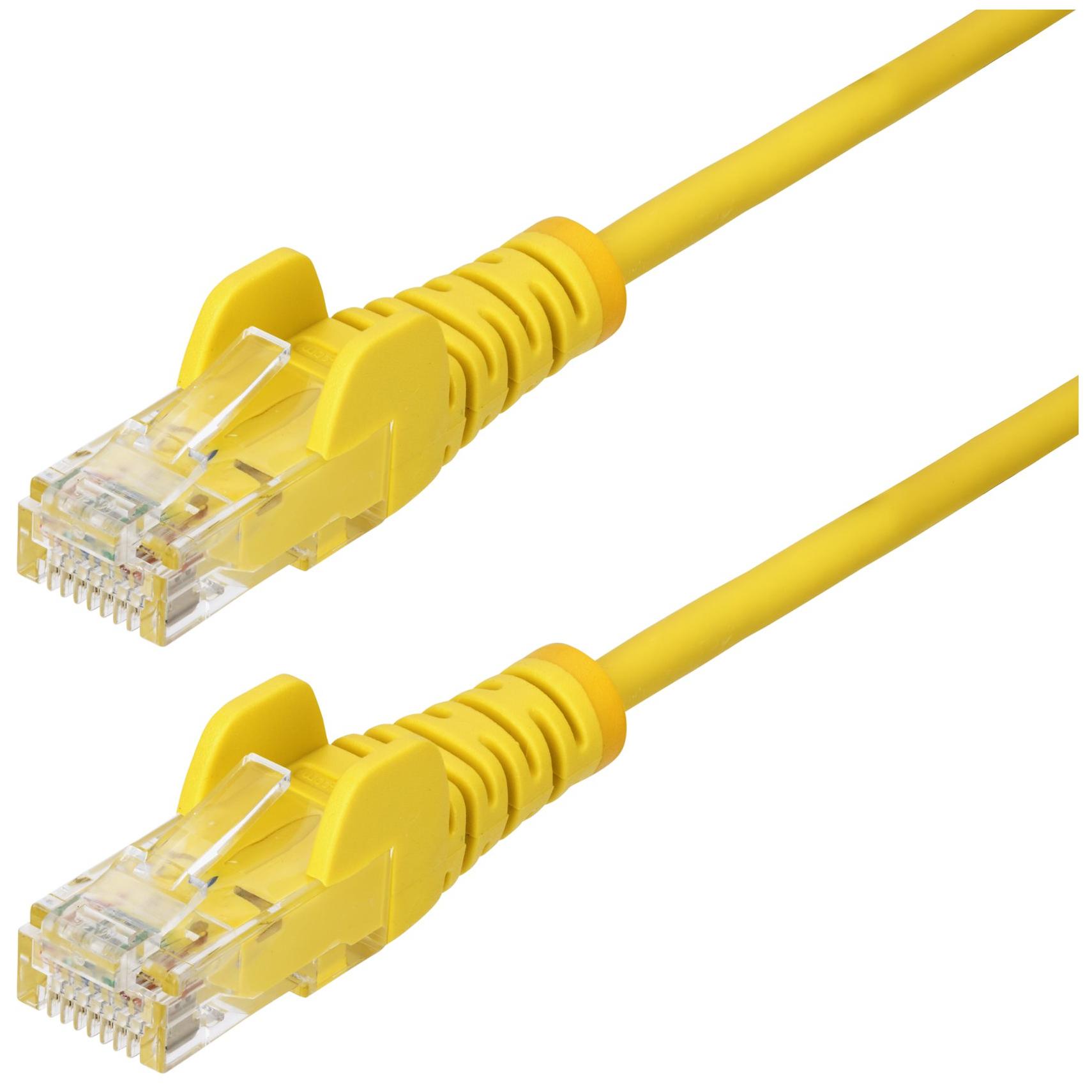 StarTech.com Cat6 UTP Network Cable - 0.25m, Yellow