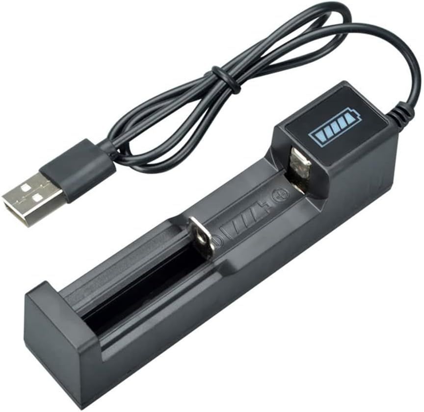 Universal Rechargeable Battery Charger with USB Charging Slot
