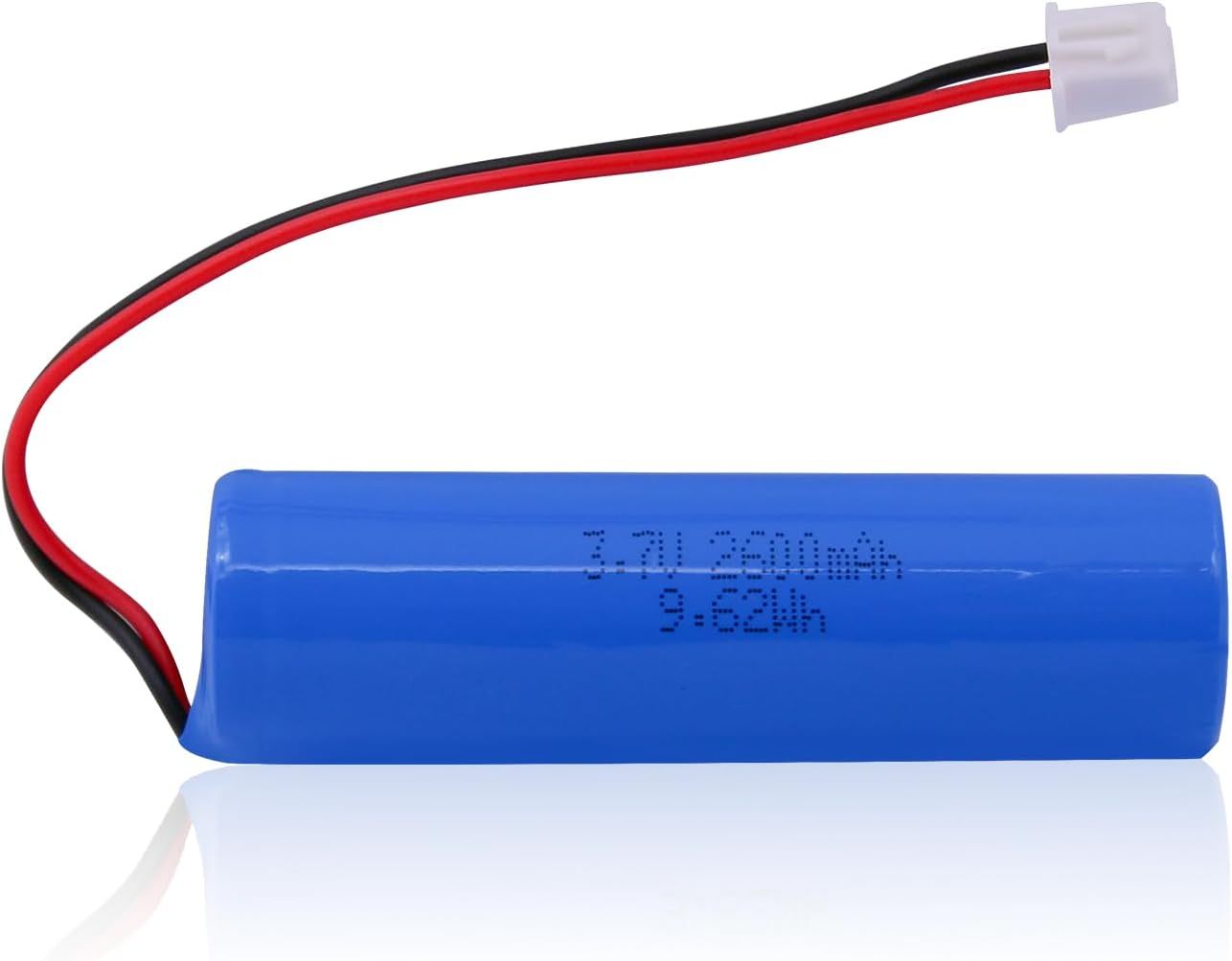VSGDFHDFH Rechargeable Lithium-Ion Battery 3.7V 2600mAh with XH2.54/2P Connector