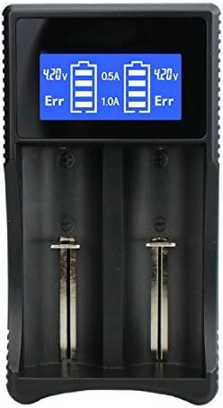 VSGDFHDFH Dual-Channel USB Charger for Li-ION Batteries (14500, 26650, 22650, etc.)