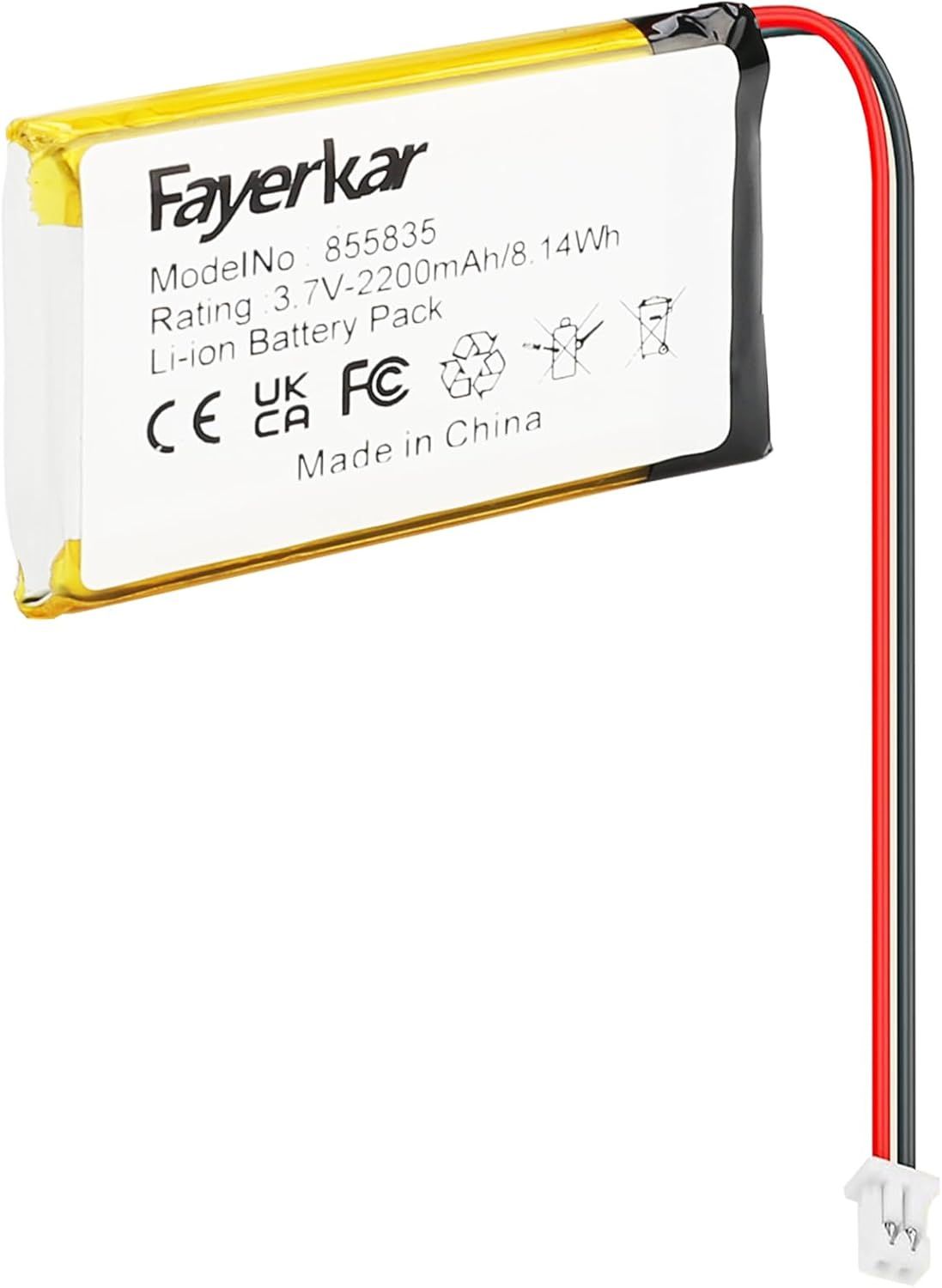 Li-ion Battery 3.7V 2200mAh for Logitech G933, G533, G935, G933S, G533S Wireless Gaming Headsets Artemis Spectrum