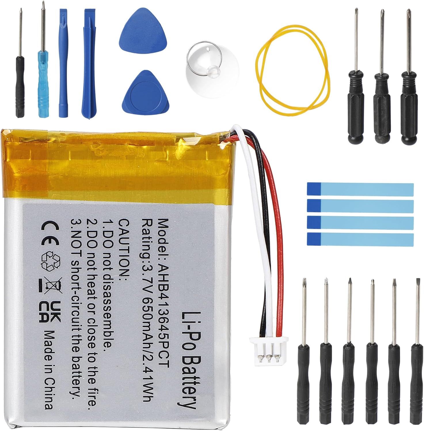 Sennheiser EPOS Battery, 650mAh, 3.7V, AHB413645PCT, Compatible with EPOS Adapt 660, MB 660, PXC 550