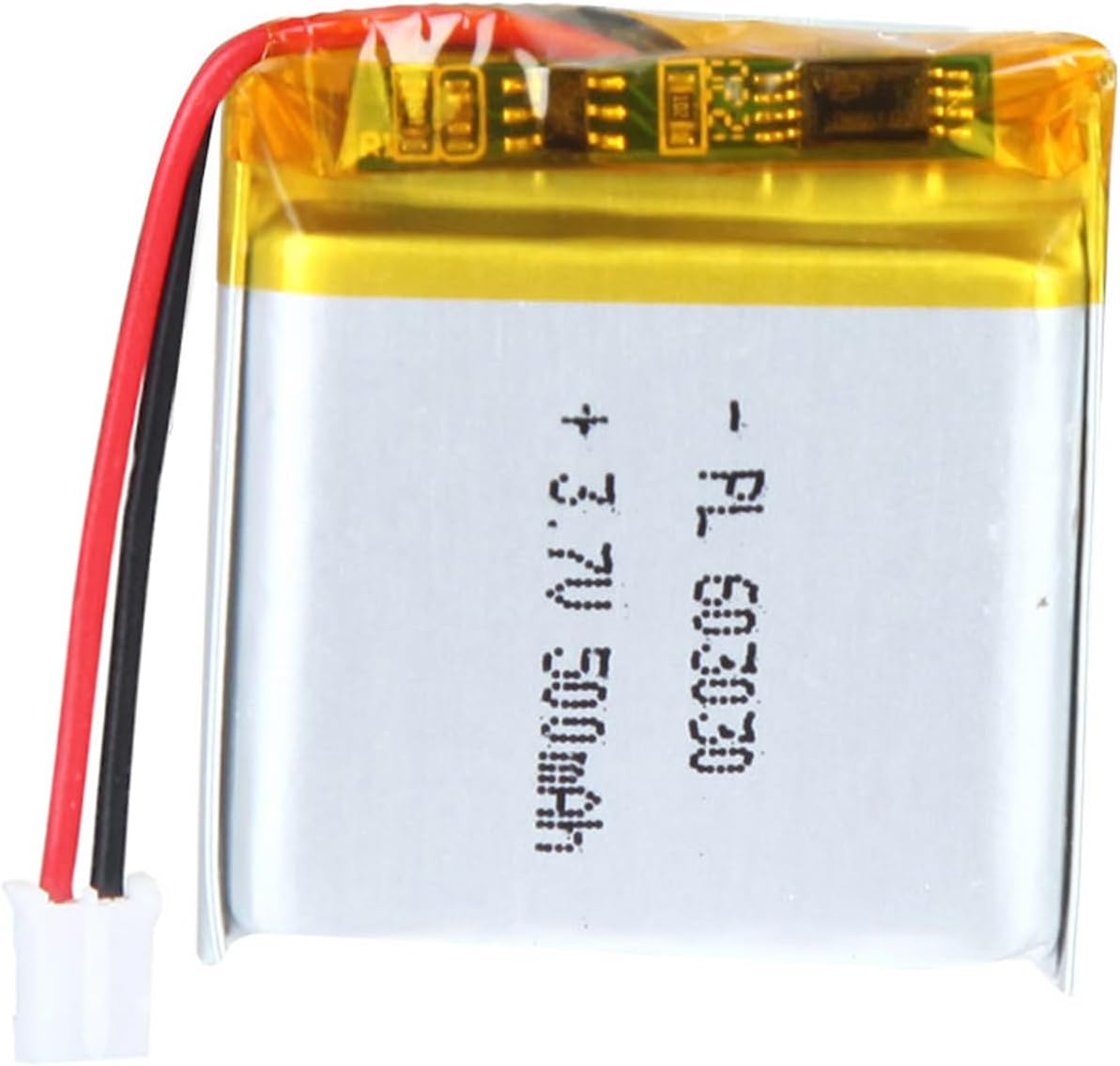 VSGDFHDFH Li-Po Lithium-ion Battery 3.7V 500mAh with 2P 2mm Pin pH Connector Grid