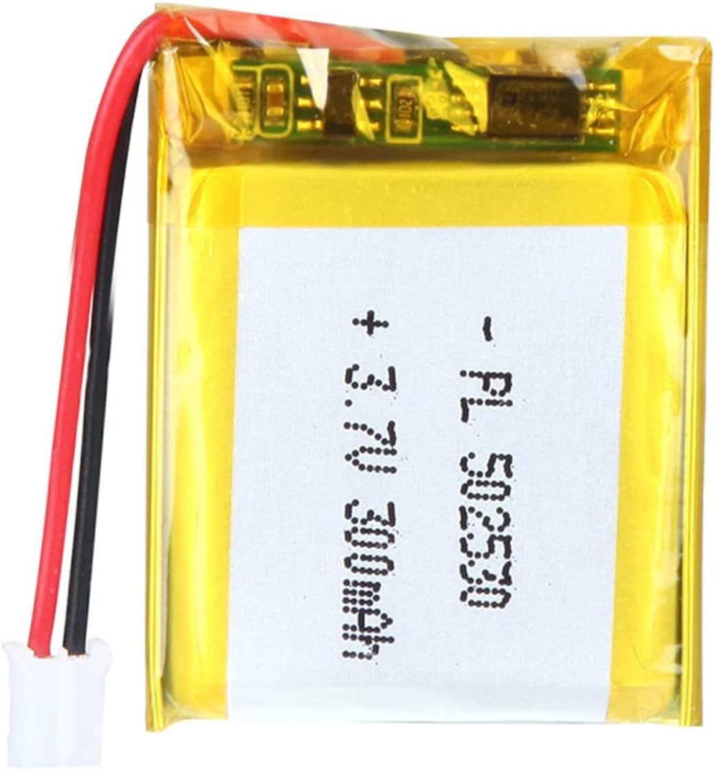 VSGDFHDFH Lithium-ion LiPo Battery 3.7V 300mAh with 2P 2mm Connector Grid