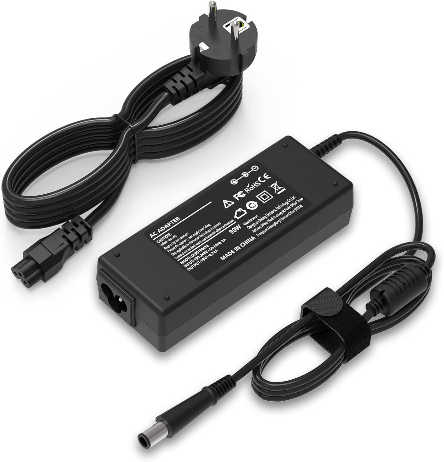 90W Laptop Charger for HP Pavilion, Elitebook, Probook Series