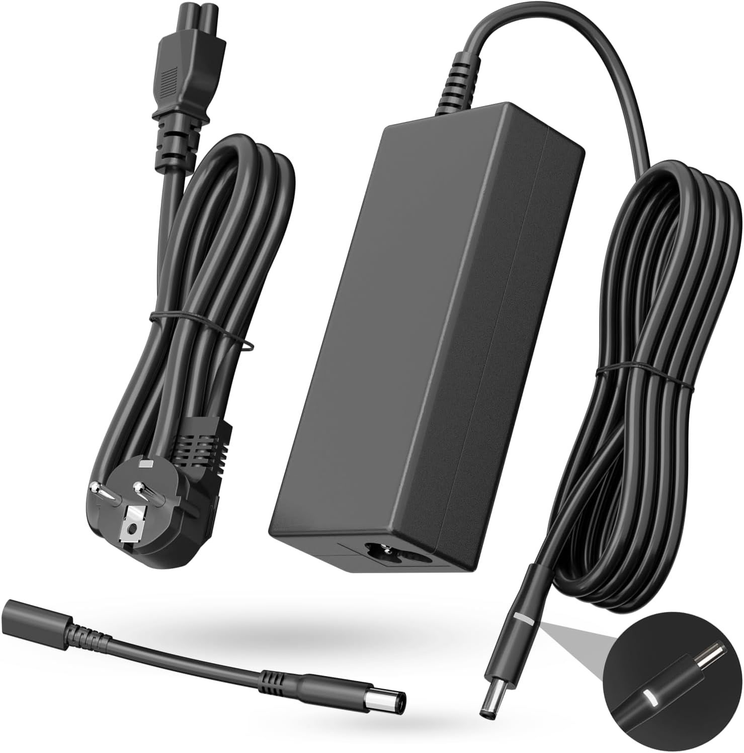 65W Laptop Charger Adapter 19.5V 3.34A for Dell Inspiron & Vostro Series