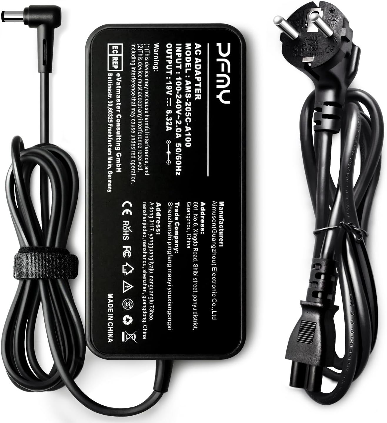 ASUS Laptop Power Adapter Charger 19V 6.32A, Compatible with ASUS Models