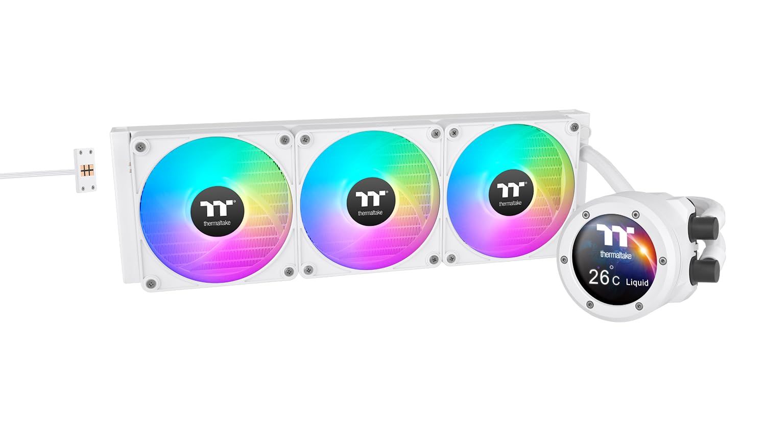 Thermaltake AIO Water Cooling Kit TH V2 Ultra EX RGB - 360mm (White)
