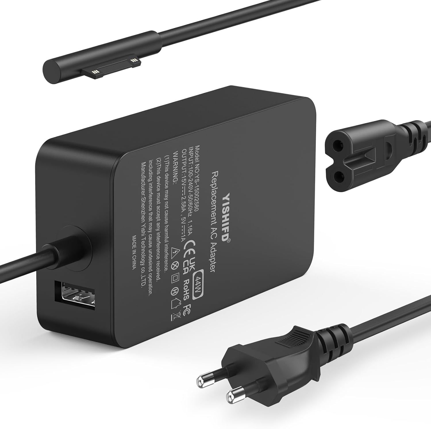VSDNGUYSD 44W Charger for Microsoft Surface Pro