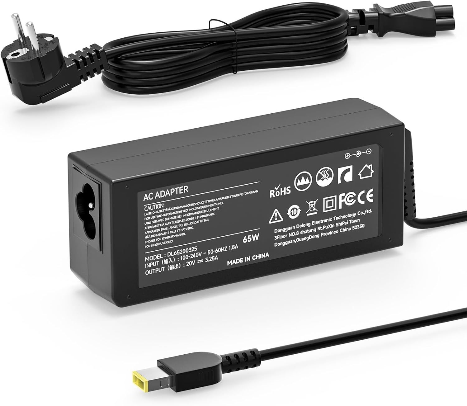 65W Laptop Charger for ThinkPad and IdeaPad Series
