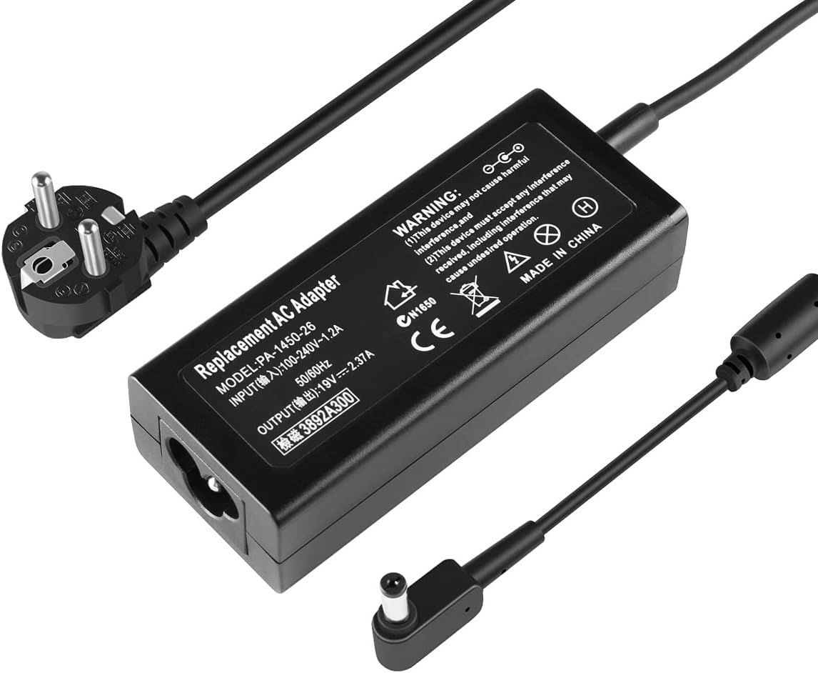 Acer Aspire 45W 5.5/1.7mm Big Pin AC Charger Adapter