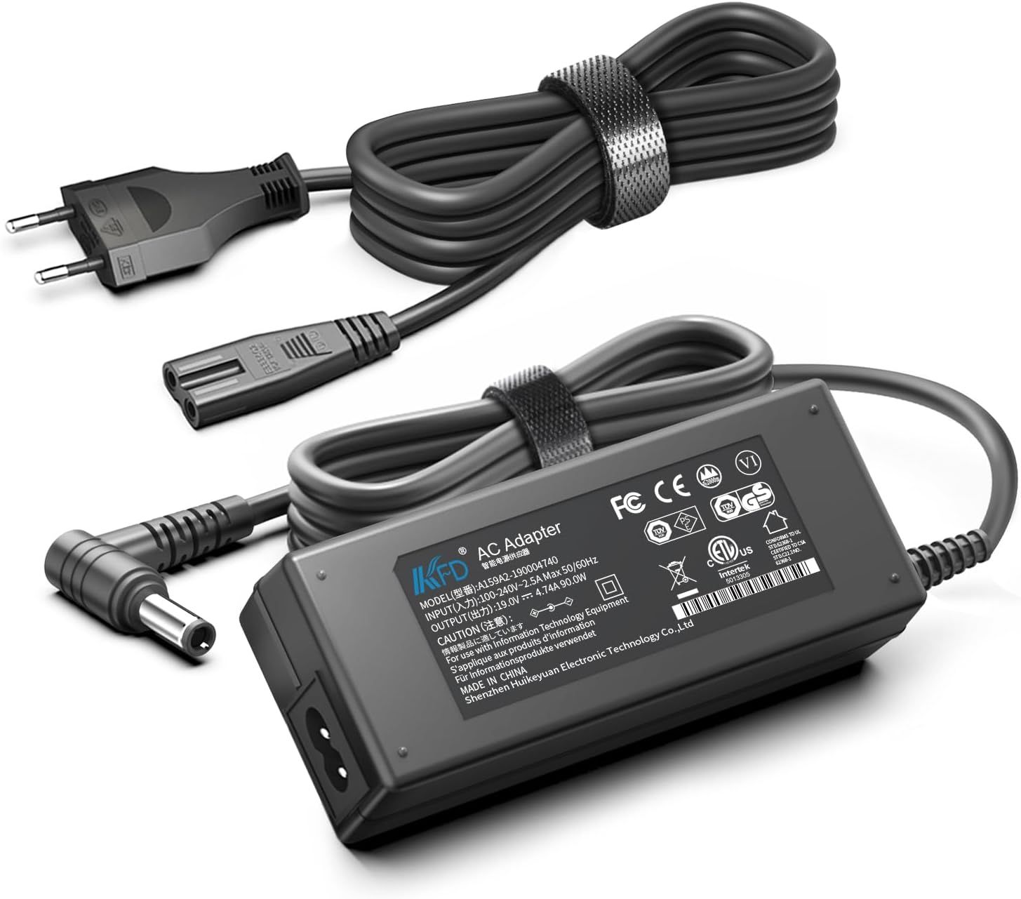 90W Power Adapter for ASUS and MSI Laptops & Mini PCs