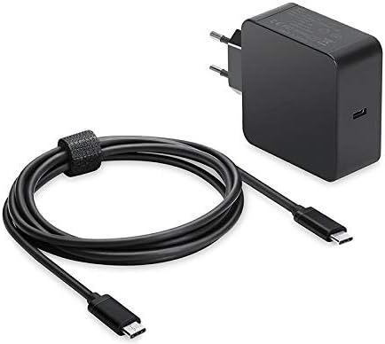 USB-C 65W Power Adapter - Compatible with HP Spectre x360, Elite x2 1012, Envy x360, etc.