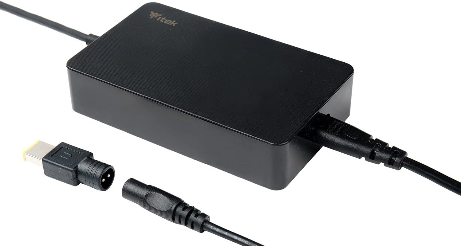 Universal 90W Laptop Charger, 12 Connectors, Compatible with HP, ASUS, Lenovo, Dell, Acer, Samsung, Sony, Toshiba, etc., Compact Design