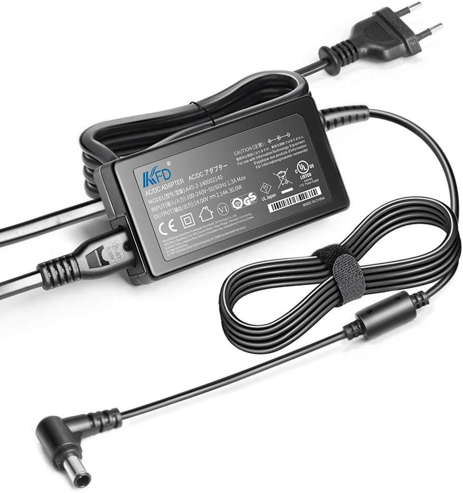 DC 14V Power Adapter for Samsung CF390, CF391, CF396, CF398 Series Monitors
