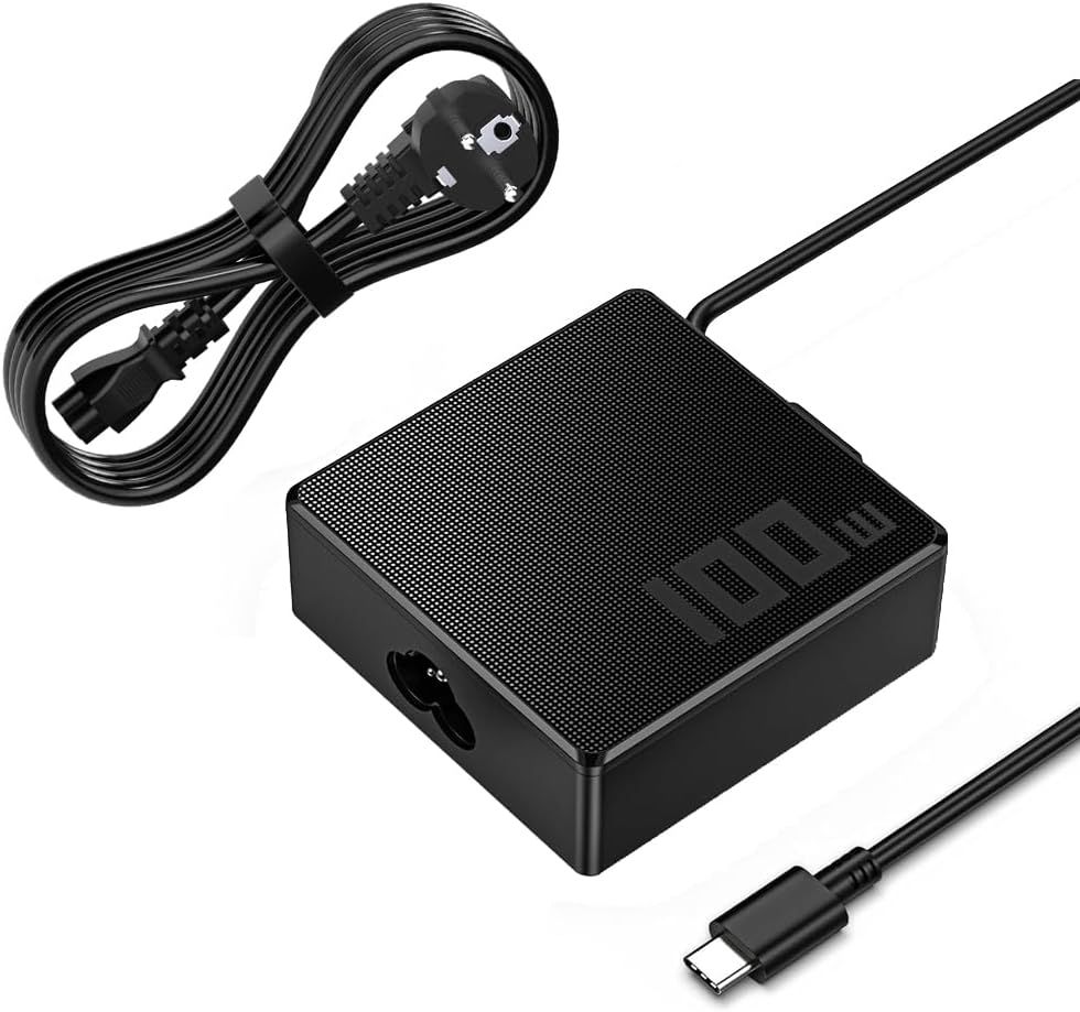 VSDNGUYSD 100W USB-C Adaptor Power Supply Charger for Laptops