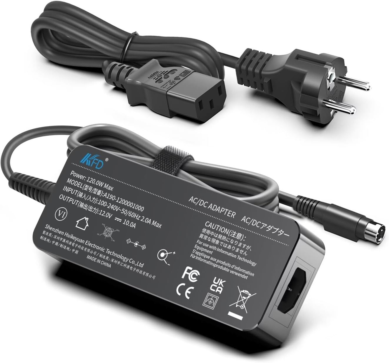 QNAP & Synology NAS Server Charger 12V, 10A, 120W