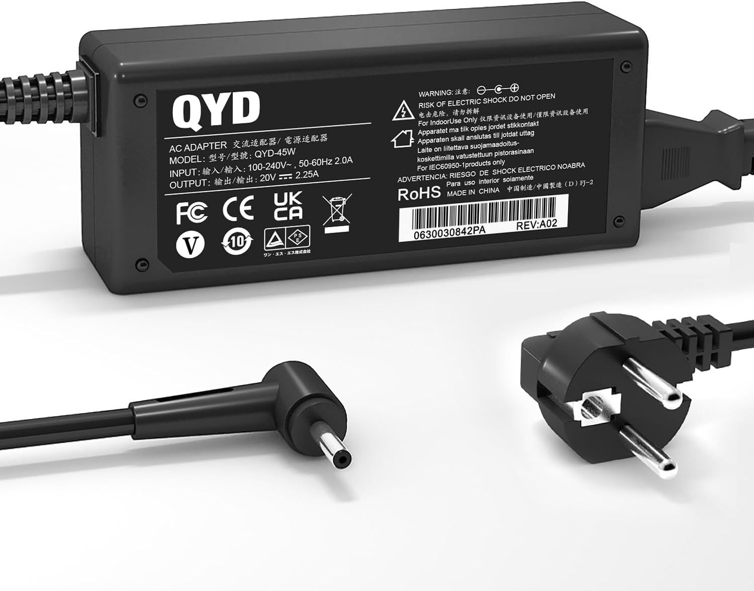 VSDNGUYSD 45W Power Adapter - Compatible with Lenovo IdeaPad Series