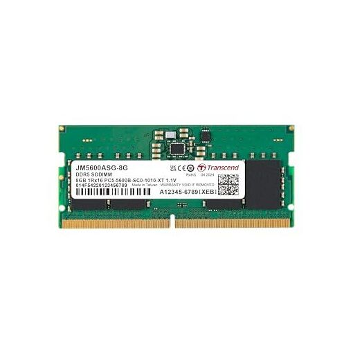 Módulo de memoria Transcend JetRAM - 8GB DDR5 SO-DIMM - 2800 MHz / PC5-44800, CL46, 1.1V, ECC