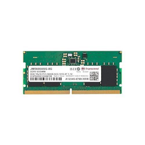 Transcend JetRAM - 8GB DDR5 SO-DIMM Module - 2800MHz / PC5-44800, CL46, 1.1V, ECC