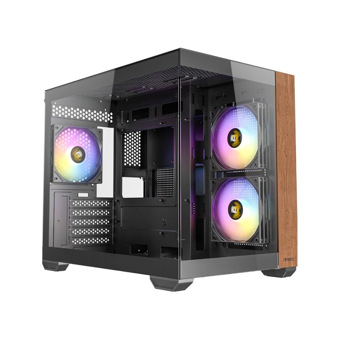 Antec CX600M Wood RGB Mini ITX Case (Black)