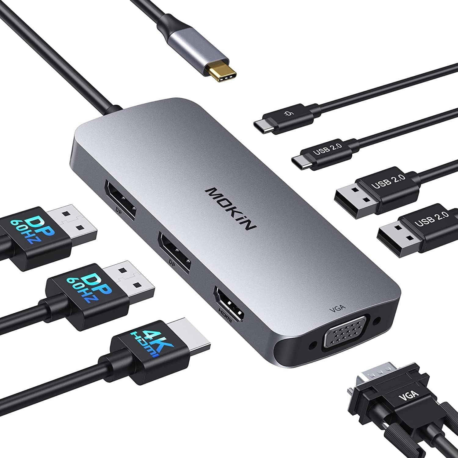 USB-C Dual DisplayPort Docking Station