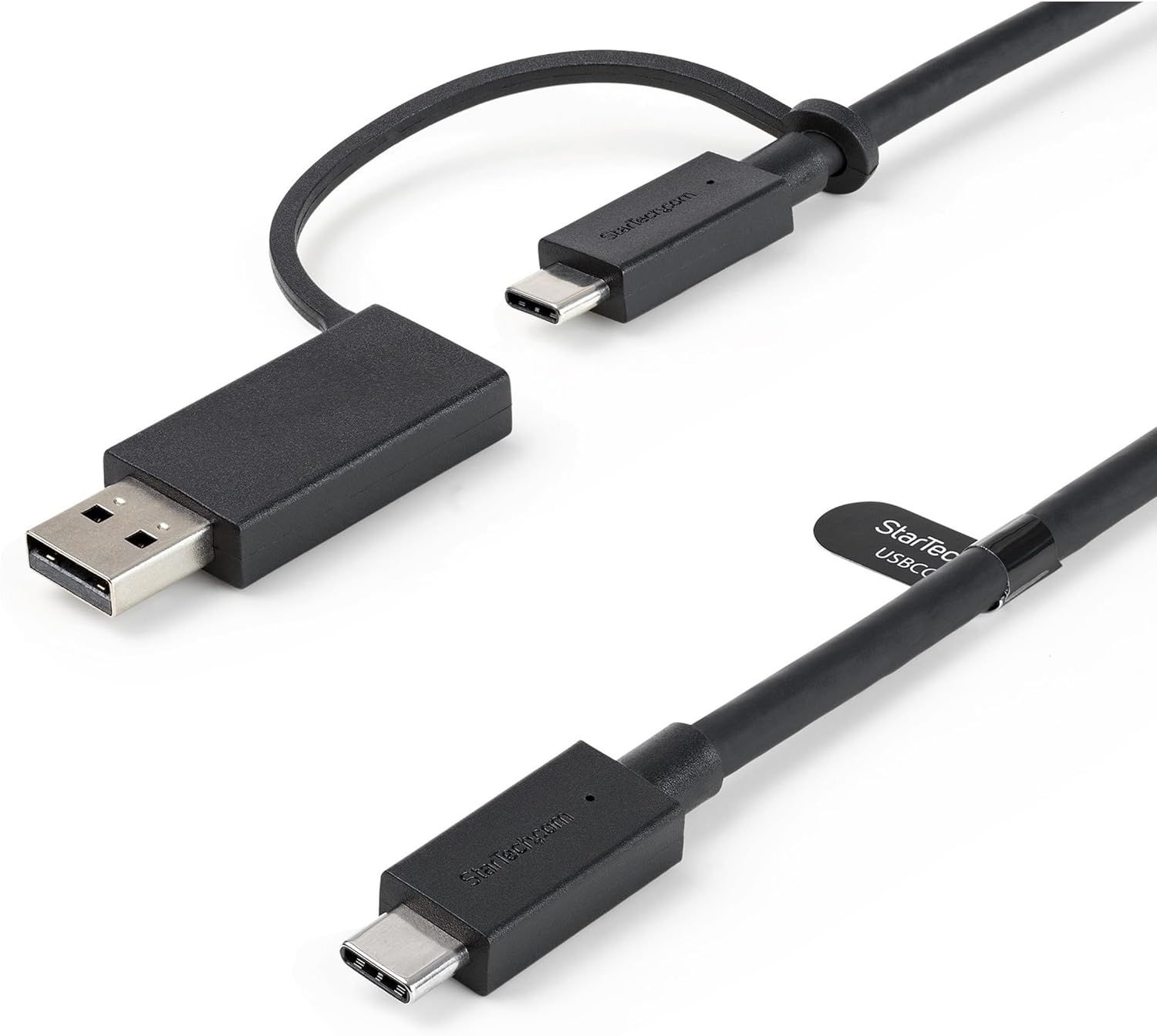 USB-C to USB-A 1m Hybrid Cable - 2-in-1 USB C with USB-A Adapter