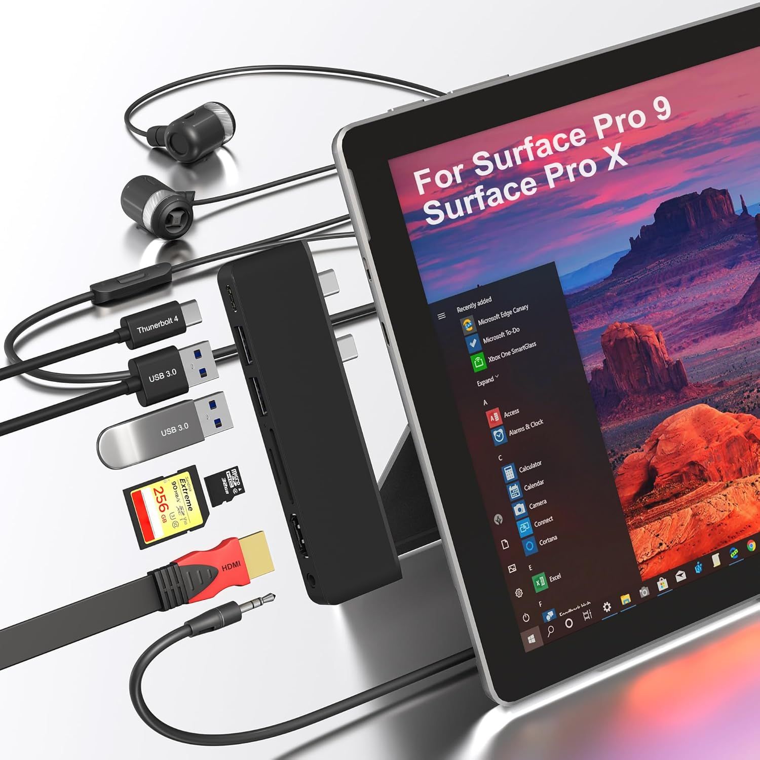 Surface Pro 9 Docking Station with Hub