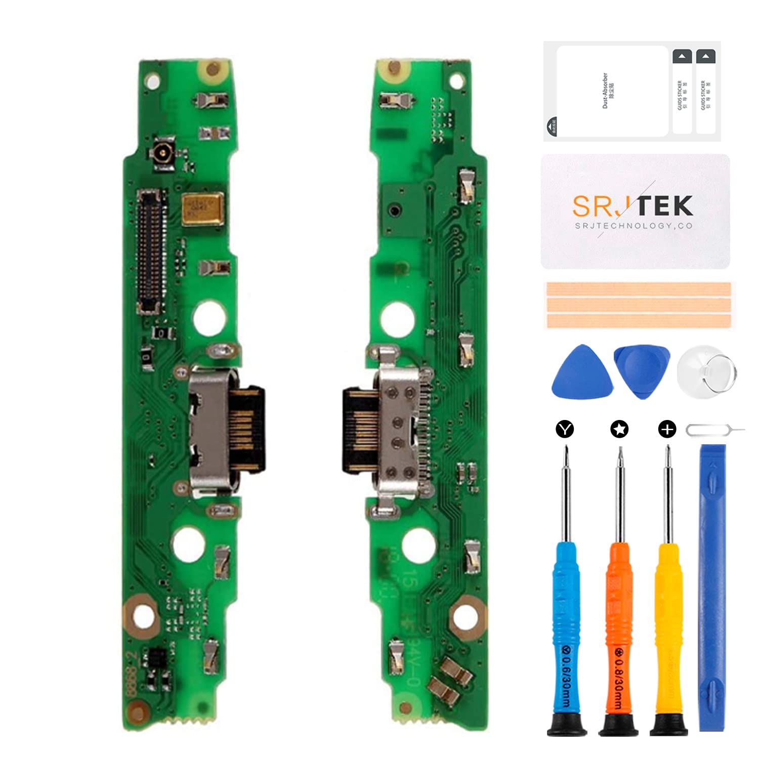Motorola Moto G7 Power 2019 Dock Connector Replacement - Charging/Headphone Port XT1955 with Microphone/Audio Jack/Repair Kit
