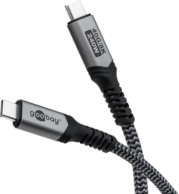 VDFHDFJGFJ USB-C Cable - 240W, 40 Gbps, 0.5m
