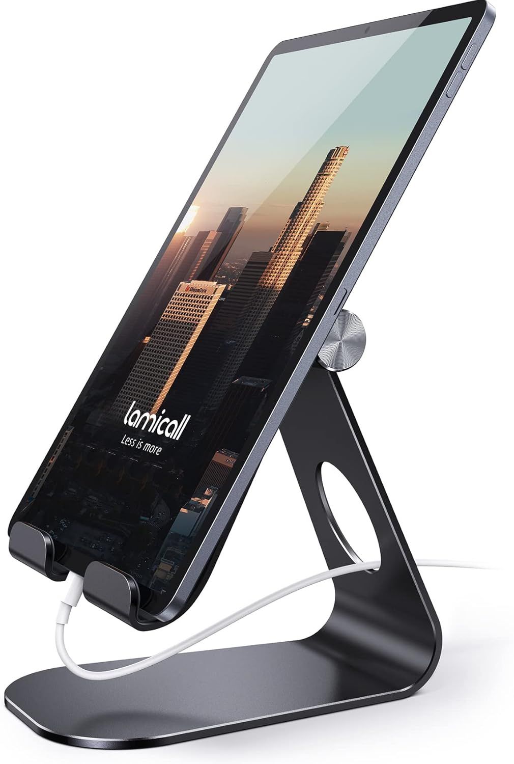 Adjustable Tablet Stand, Desk Dock Station Compatible with iPad Pro 9.7/10.5/11/13, iPad Air 6, Mini 2-5, Switch, Samsung Tab, iPhone & Others