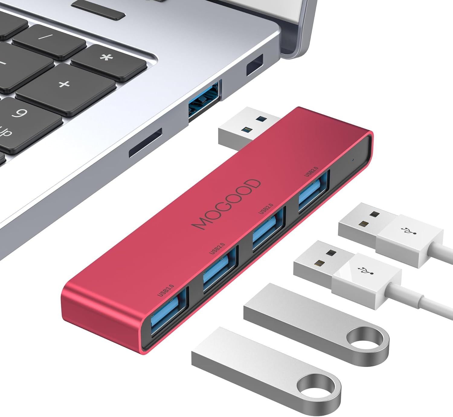 USB 3.0 Hub - 4-Port Data Transfer Hub for Laptop